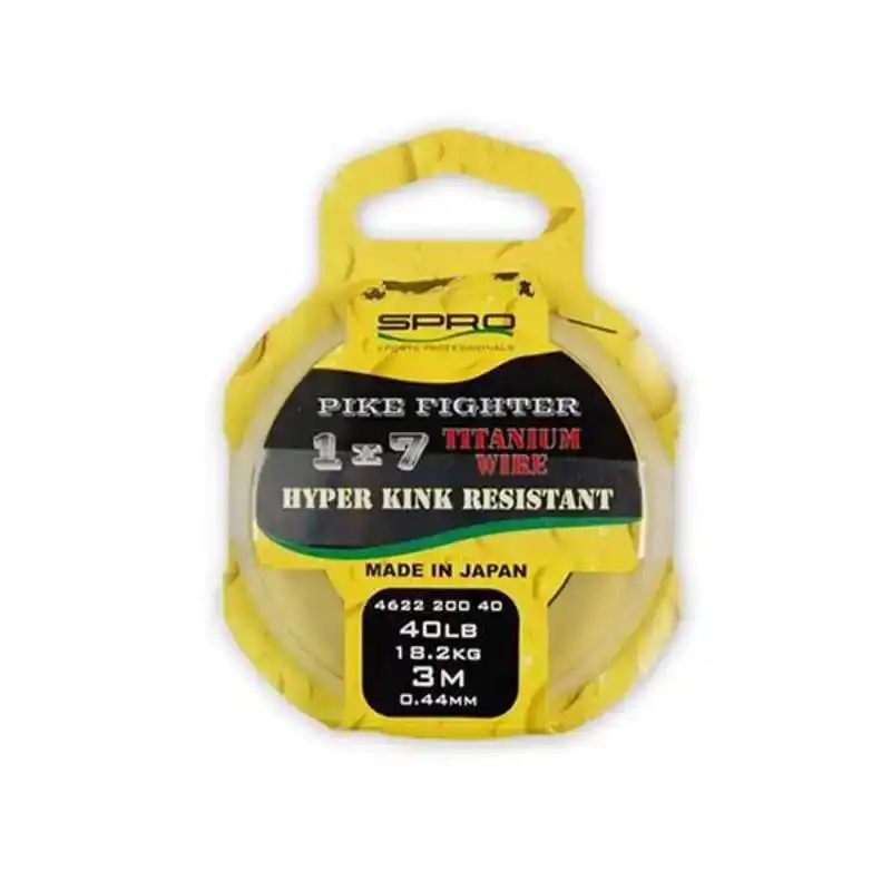 Pike Fighter Titanium Wire - 40 lb - 0,44 mm - 18,2 kg