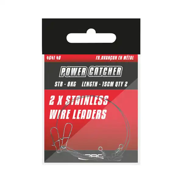 Power Catcher Wire Leader - 12 kg - 30 cm