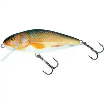 Perch - Floating - 8 cm - Holo Grey Shiner
