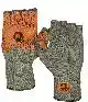 Wooly Olive Half Finger Wool Glove - Größe: L/XL