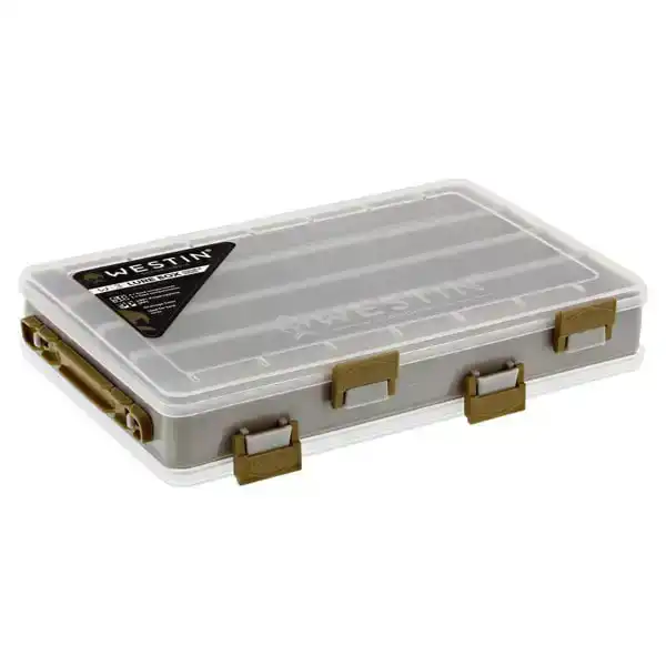 W3 Lure Box Double Sided - S6 - 28,5 x 19 x 5 cm (14 Fächer in der Breite)