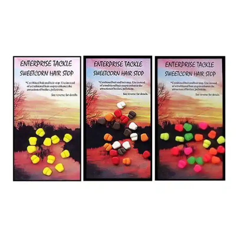 Sweetcorn Hair Stops - Mix Pack Fluoro (Yellow, Red, Orange, Pink, Green ) - Mix Pack Fluoro (Yellow, Red, Orange, Pink, Green )