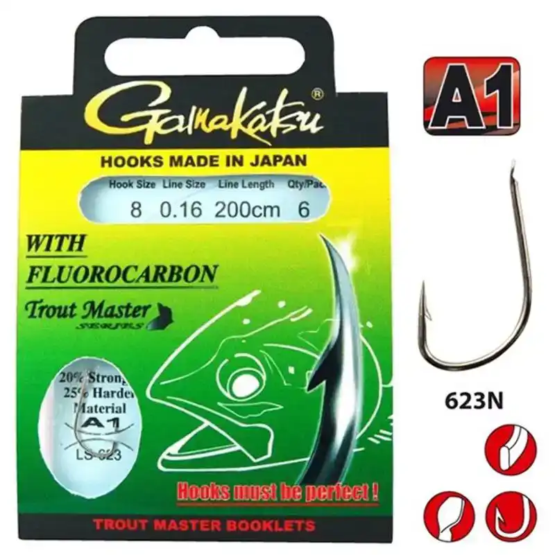 Trout Master Fluorocarbon 623 N - # 10 - 0,14 mm - 100 cm