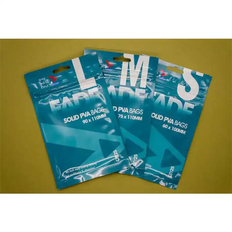 Fade Solid PVA Bags - Large - 90 x 110 mm