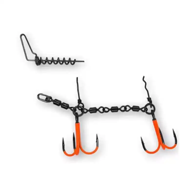 The Swivel Stinger Rig L - UVO - Haken: 1/0