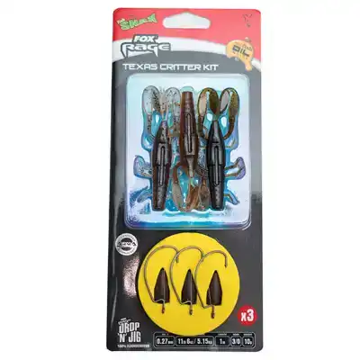 Ready Rigs Texas Critter Kit - Haken: 3/0 - 0,27 mm - 10 Gramm - Haken: 3/0 - 0,27 mm - 10 Gramm