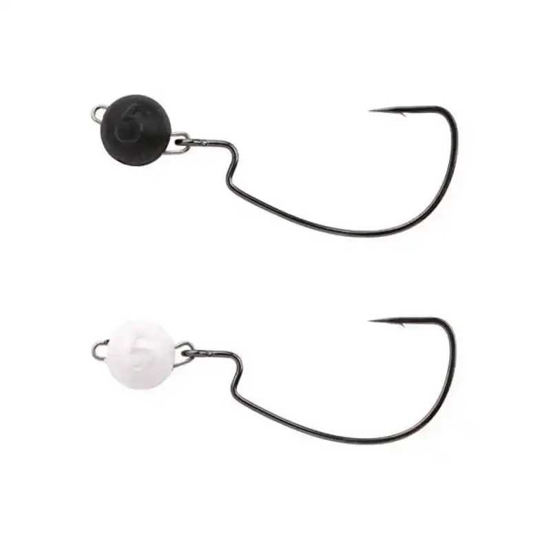 Freestyle Rigged Bottom Jigs - Haken: 1 - 3 Gramm - Black
