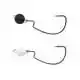 Freestyle Rigged Bottom Jigs - Haken: 1 - 3 Gramm - Black