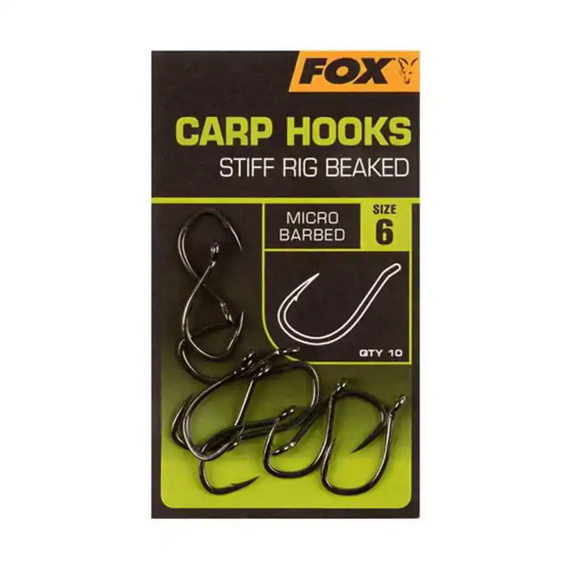 Carp Hooks Stiff Rig Beaked - Haken: 4