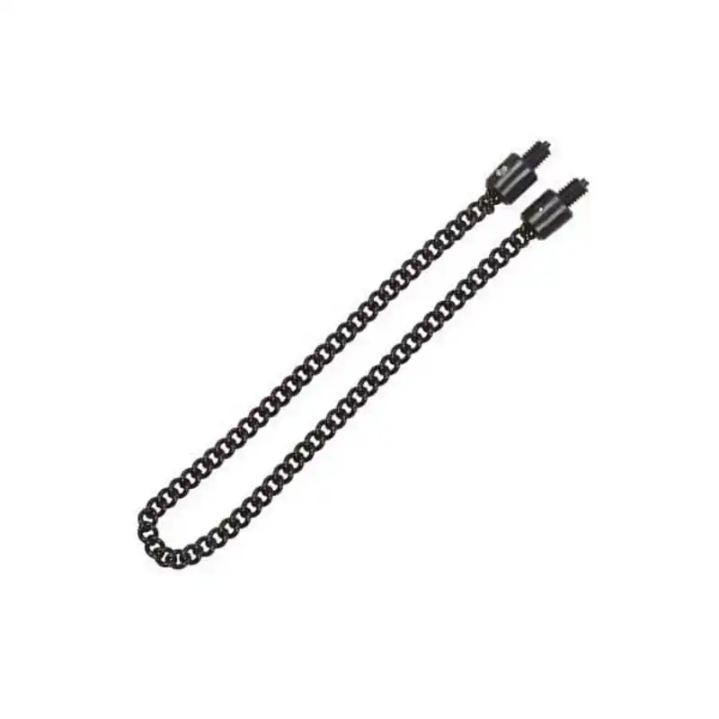 Black Stainless Chunky Chain - Plastic End - 12 inch