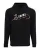 Hook and Loop Hoody Black 3XL