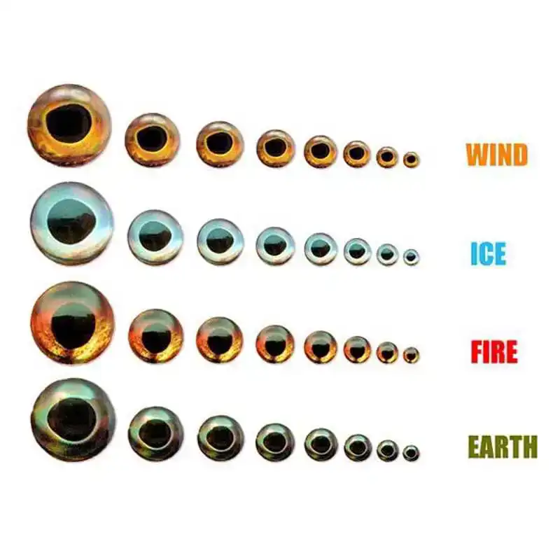 Living Eyes - 10 mm - Fire