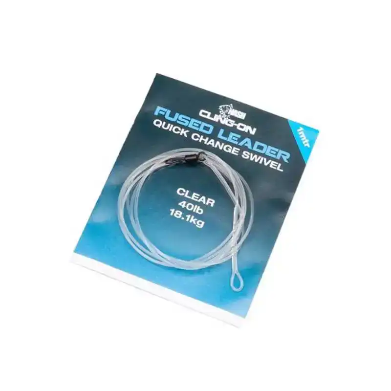 Cling On Fused Leader Quick Change Swivel - Dark Silt