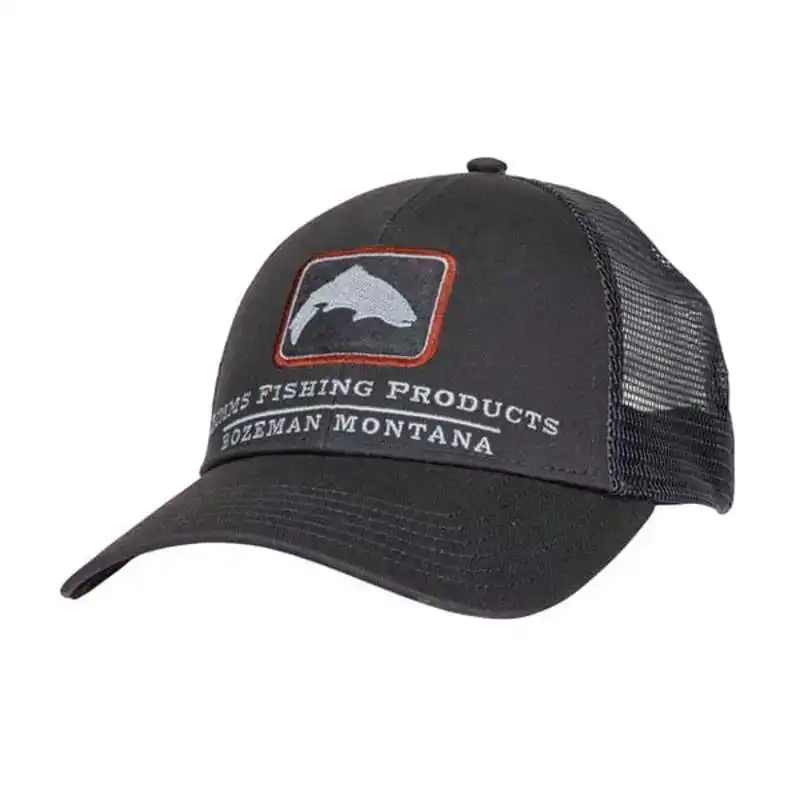 Trout Icon Trucker Cap - Carbon