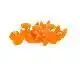 Diamond Fish Eyes - Super Fl. Orange - 12 mm