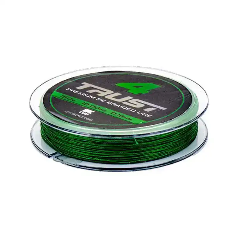Trust 4 Braid PE Green - 0,10 mm - 5,45 kg - 150 m