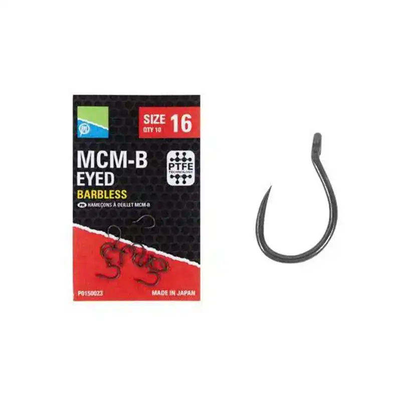 MCM-B Eyed Barbless - Haken 10