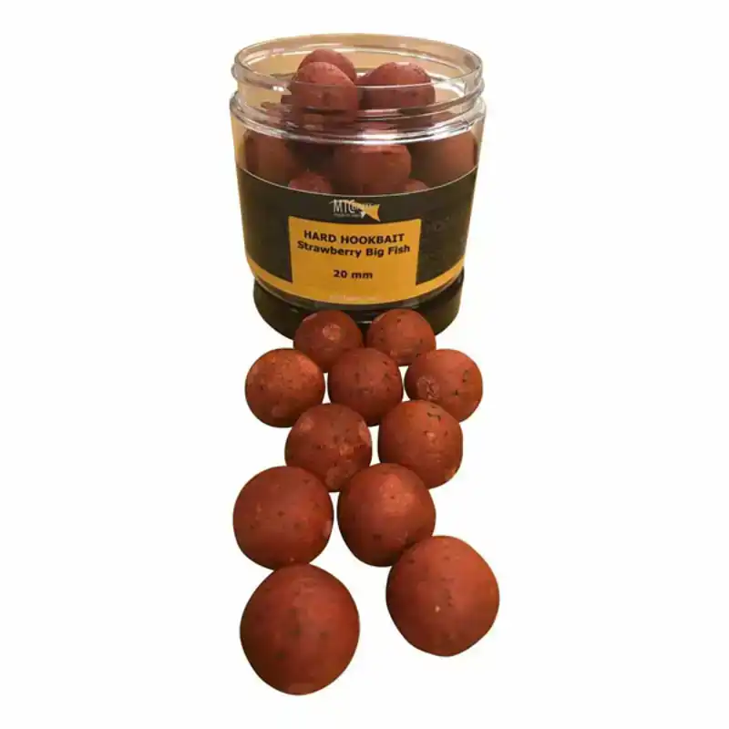 Hard Hookbaits - Strawberry Big Fish - 16 mm
