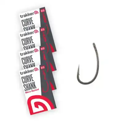 Curve Shank Hooks - Haken: 6