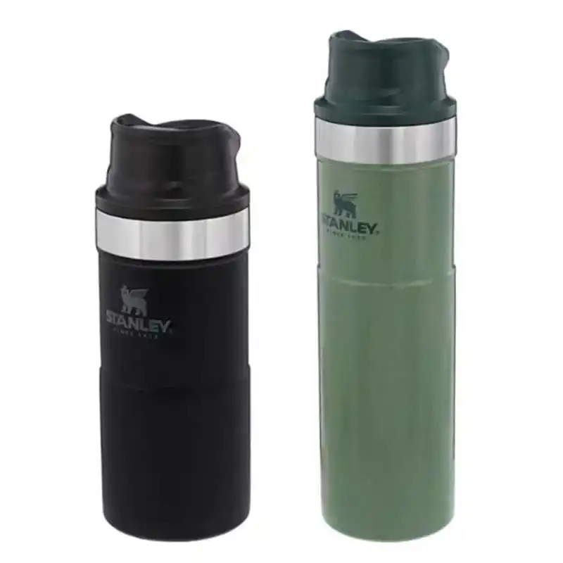 The Trigger Action Travel Mug - 0,25 l - Hammertone Green