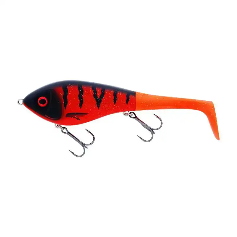 Swim Tail - 10 cm - Sinking - Fire