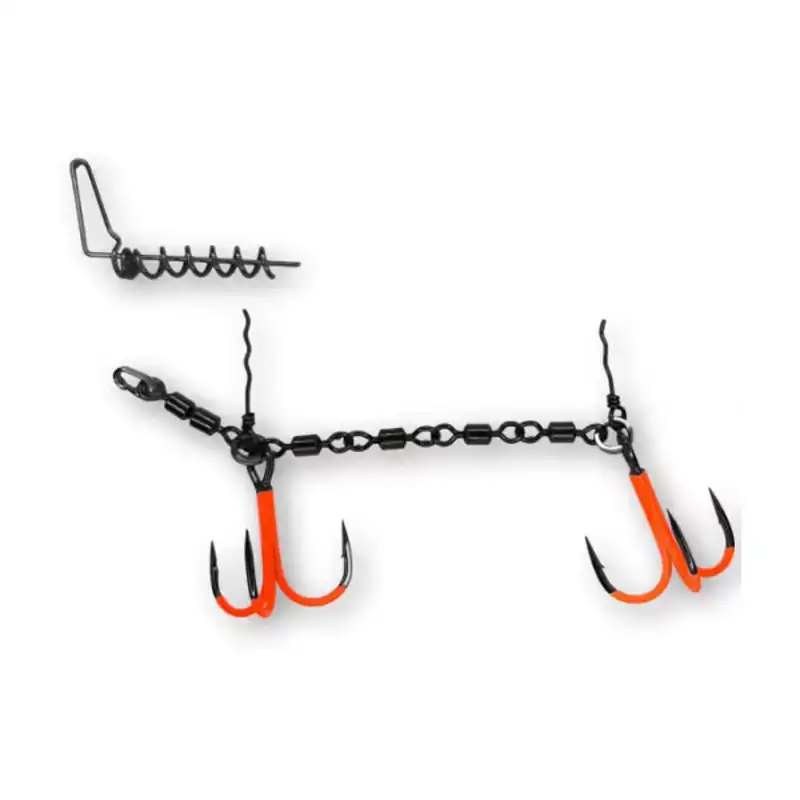 The 4 - Swivel Stinger Rig XXL - UVO - Haken: 3/0