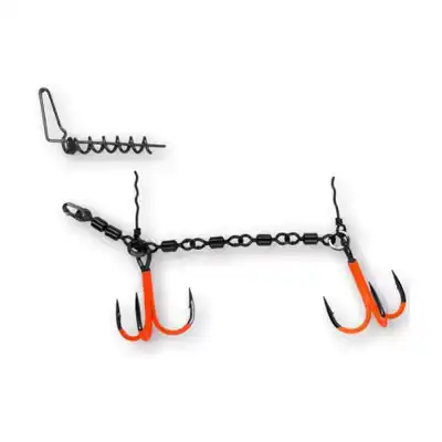 The 4 - Swivel Stinger Rig XXL - UVO - Haken: 3/0