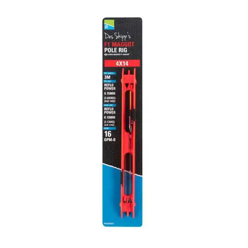 F1 Maggot Pole Rigs - 4x10