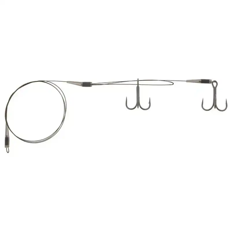 Long Cast Rig Semi Barbed - Medium - Hakengröße: 4 & 4