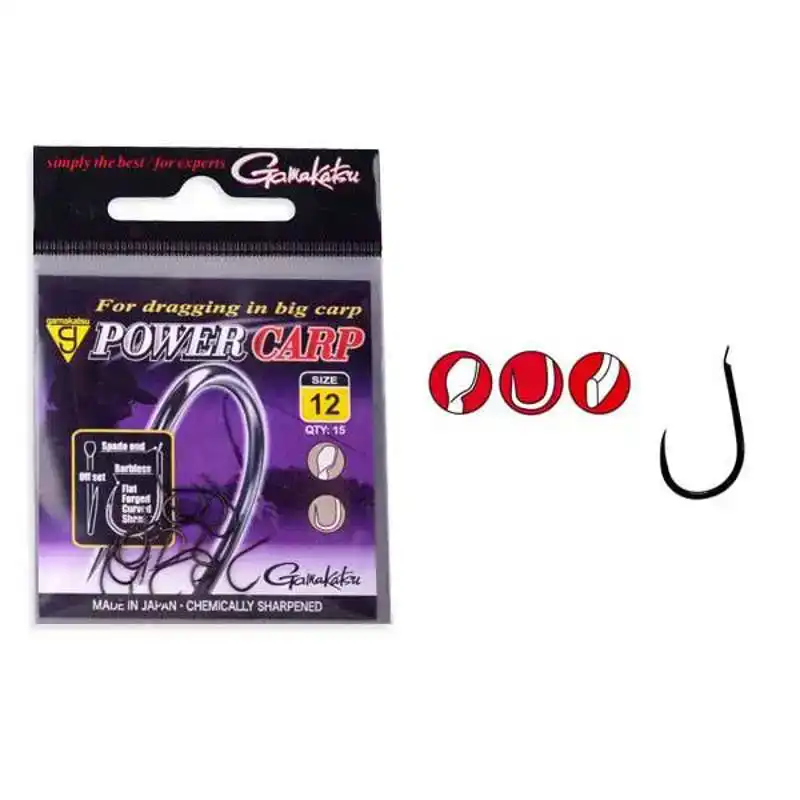 G-Power Carp Flatted Eye - Barbless - Größe: 10