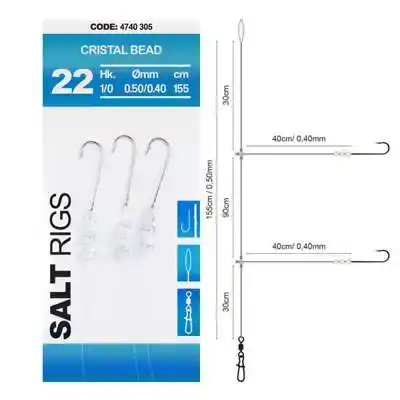 Cristal Bead - Salt Rig 22 - Haken: 1/0