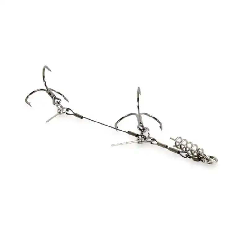 Titanium 7 Strand Tandem Stinger Rig - Haken: 1 - 50 lb