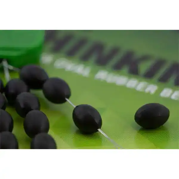 Oval Rubber Beads Tungsten