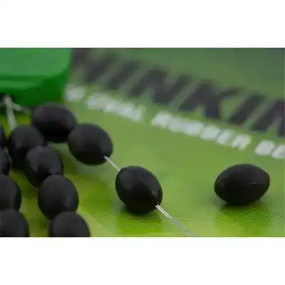 Oval Rubber Beads Tungsten
