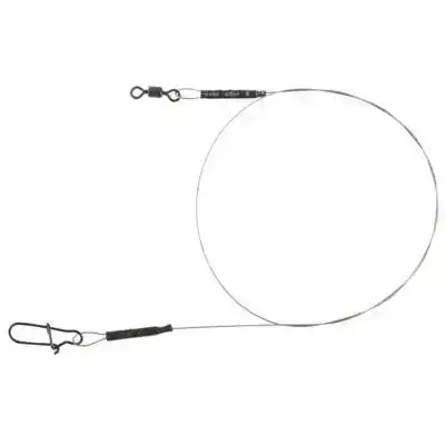 Matt Black Leader 1x19 Wire Leader - 30 lb - 40 cm