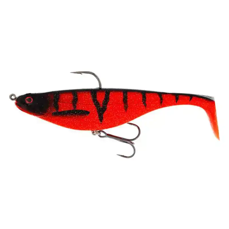 Shad Teez Ready & Rigged - 16 cm - Crazy Fire Tiger