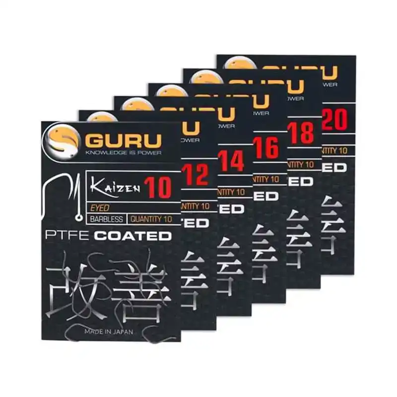 Kaizen Eyed Hooks - Barbless - Haken: 10