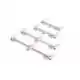 Adjustable Buzzerbar - 316 Stainless - 2 Rod Front - 125 - 195 mm