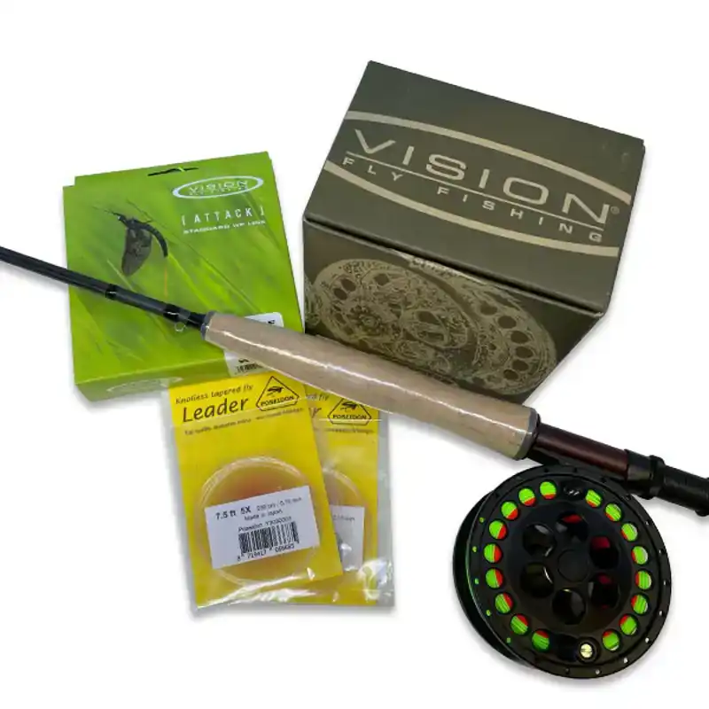 HOFF Fliegenfischen Set - 9 ft - #5