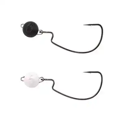 Freestyle Rigged Bottom Jigs - Haken: 2/0 - 7 Gramm - Glow White