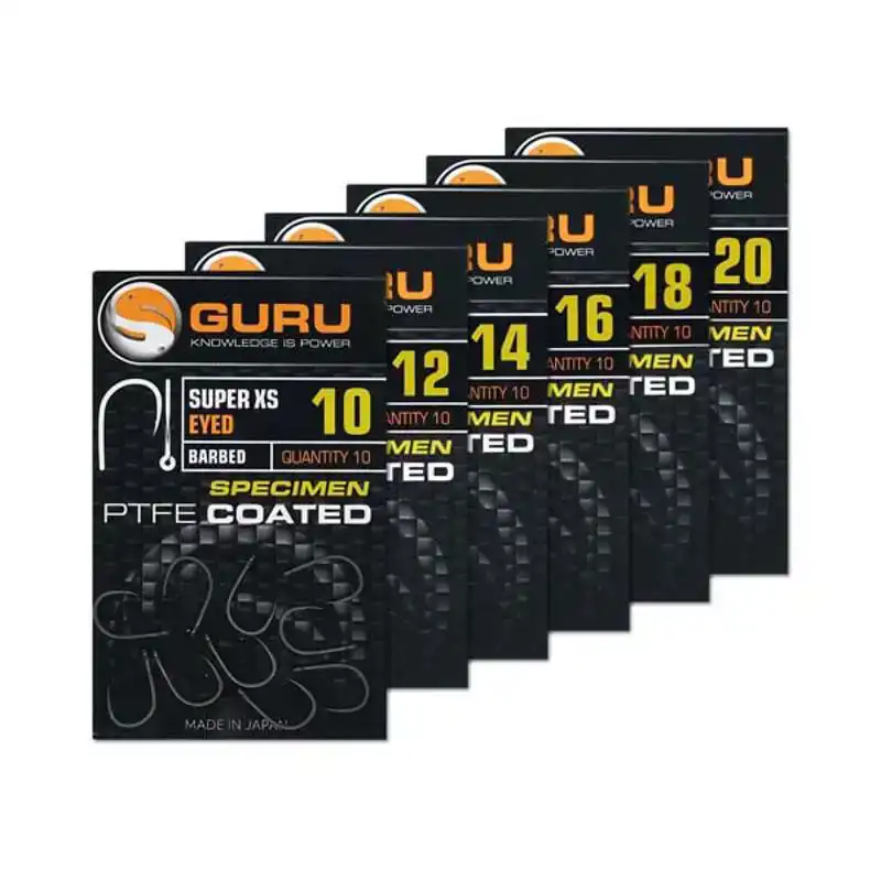 Super XS Eyed Hooks - Barbed - Haken: 10