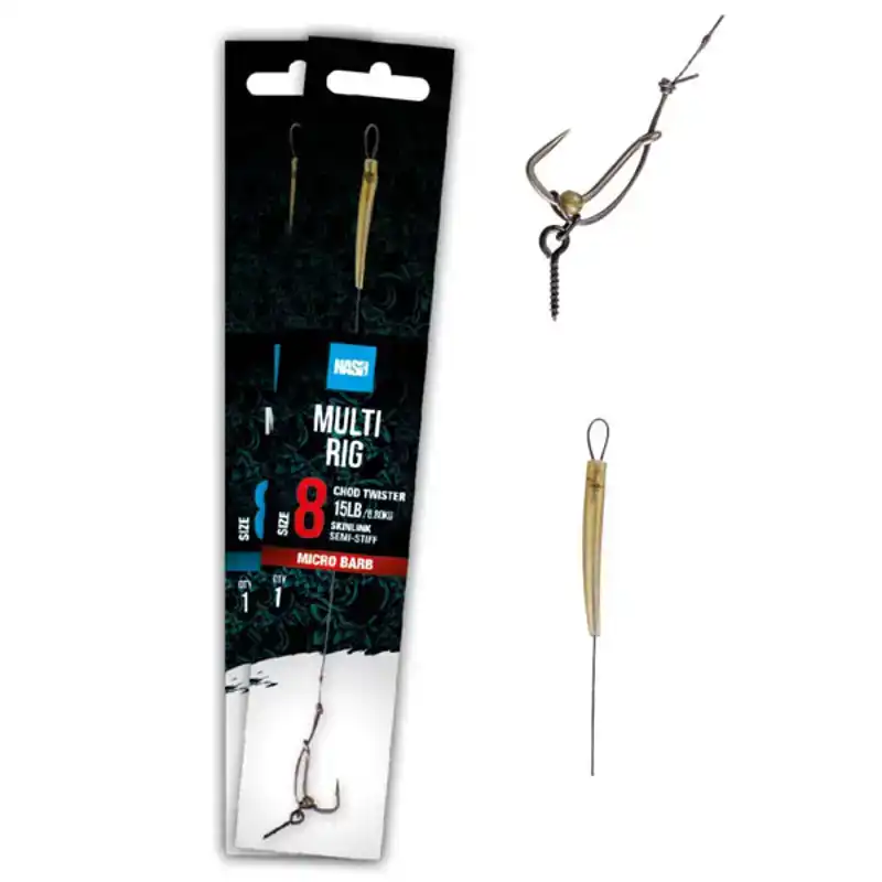 Multi Rig - Haken: 4 - Barbed