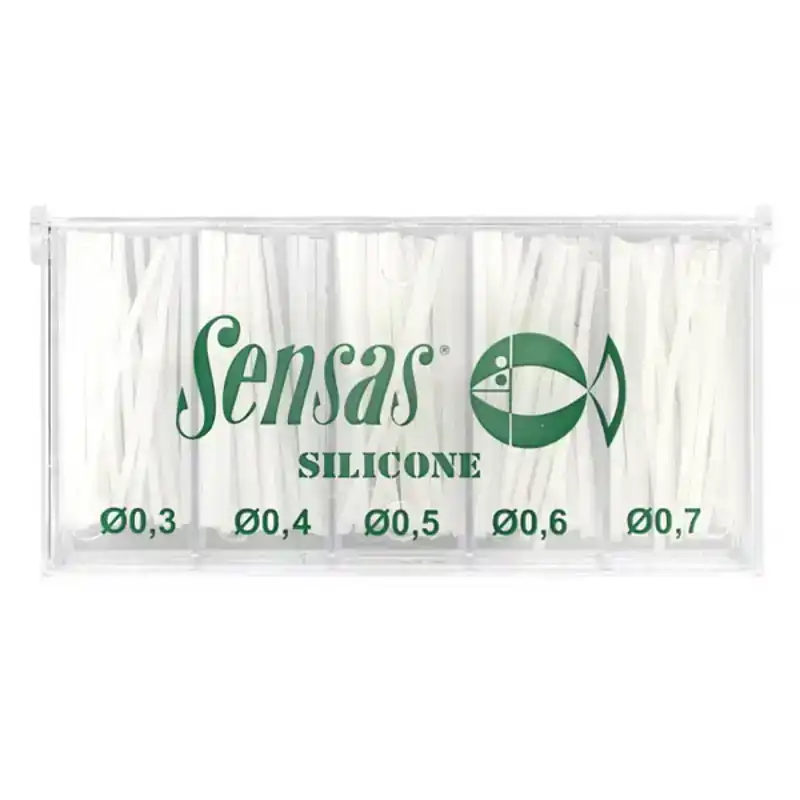 Silicone Assortiment - 0,8/1,0/1,2/1,5/1,8 mm