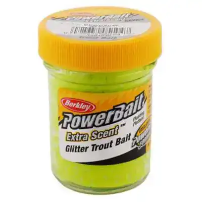 Powerbait Extra Scent Glitter Trout Bait - Yellow