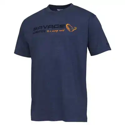 Signature Logo T-Shirt Blue Melange