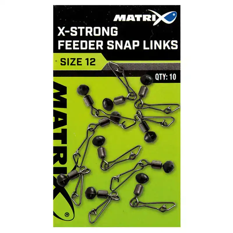 X-Strong Feeder Snap Links - Größe: 10