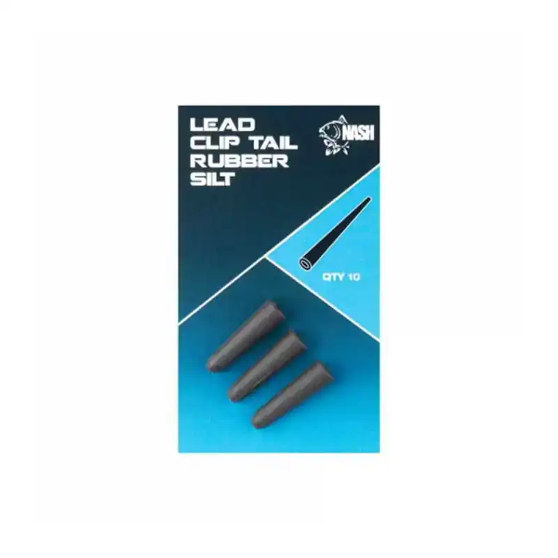 Lead Clip Tail Rubber - Silt
