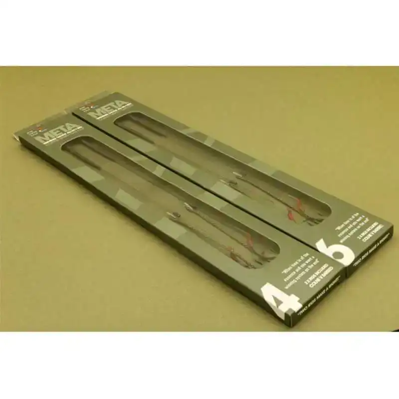 Meta All-In-1 Rig Coated Braid Lead Clip - Haken: 4