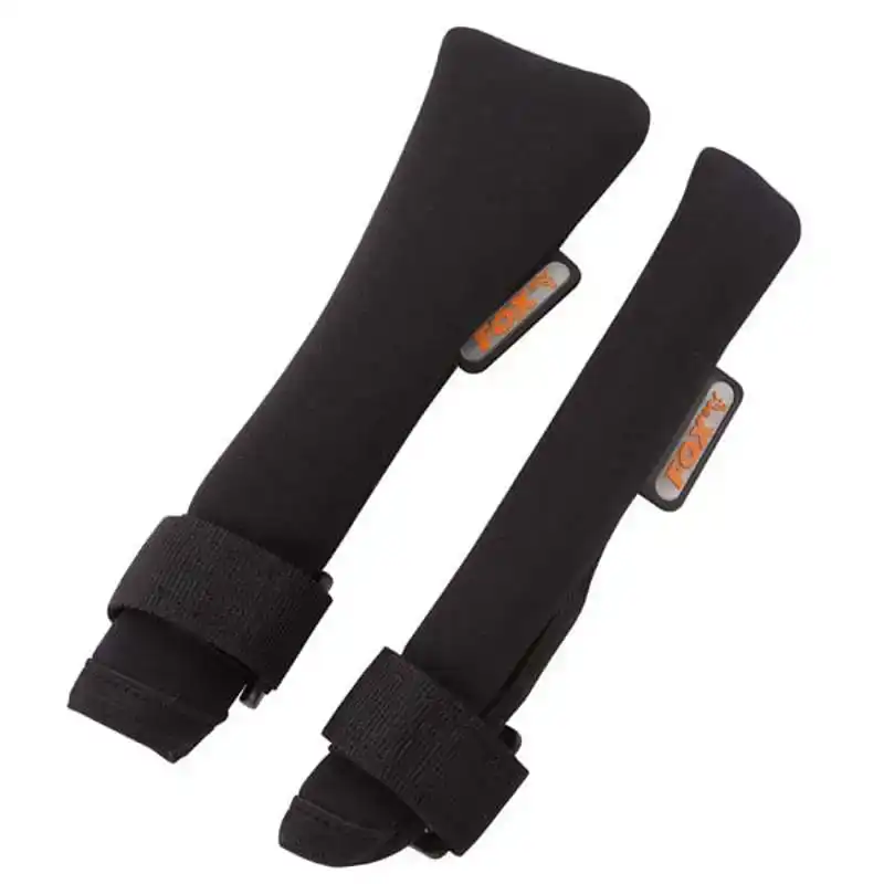 Neoprene Tip & Butt Protectors - Black / Orange