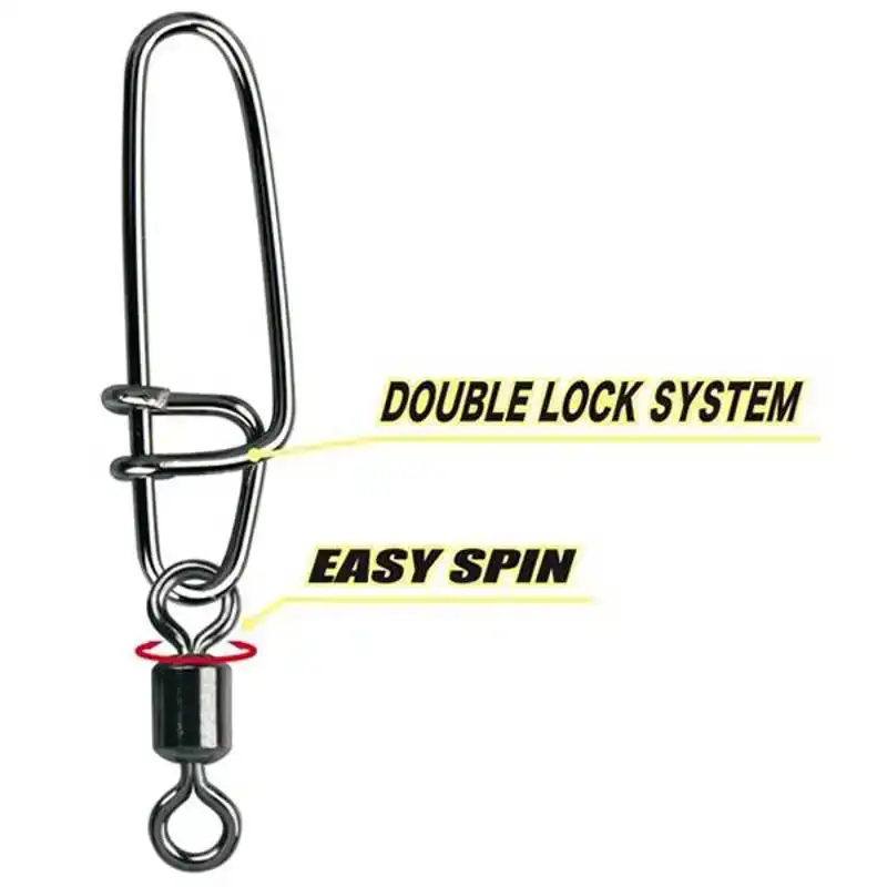 Hyper Strong Snap + Swivel - Größe: 2 x 7 - 32 kg